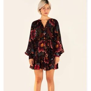 Farm Rio Black River Creature Dress